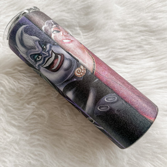 Disney Villains Inspired Tumbler, 20oz skinny