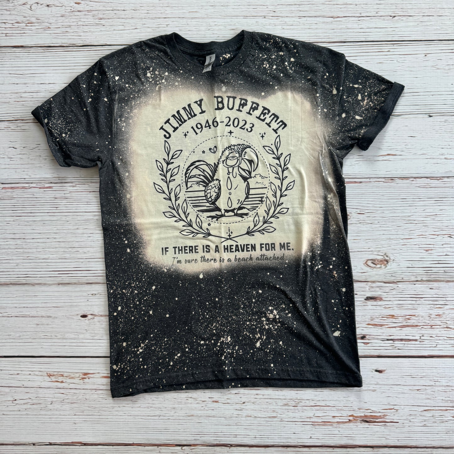 I'm Sure There Is a Beach Attached BleachedTee