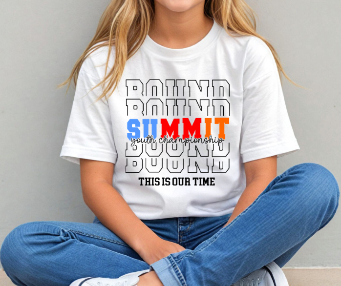 Youth Summit Bound Stacked, Tee