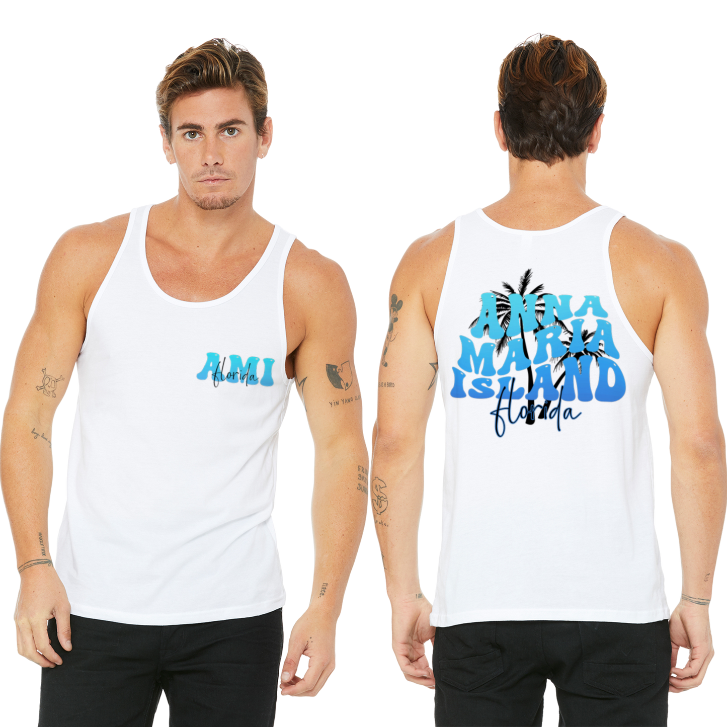 Anna Maria Island Jersey Tank, Unisex Sizing