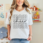 Cheer Mom Stacked Tee