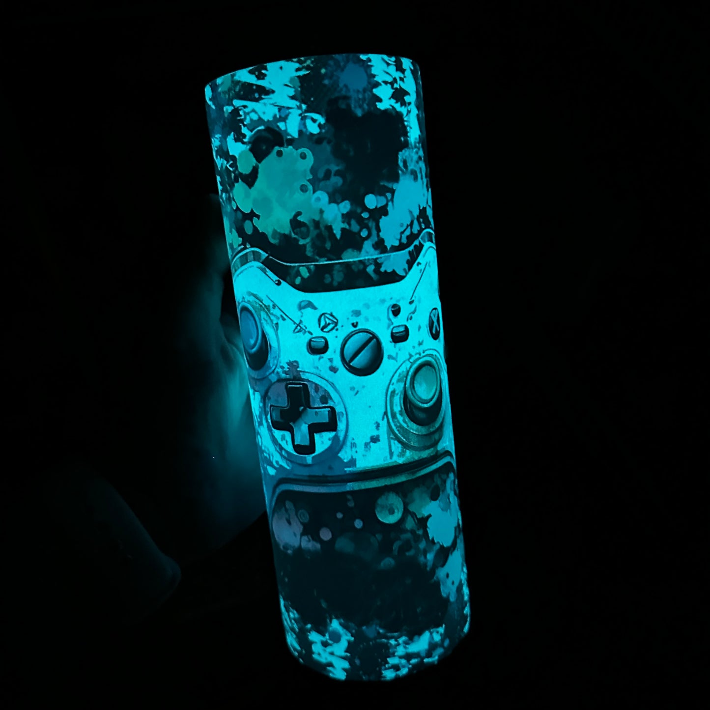 Gamer Glow in the Dark Sublimation Tumbler, 20oz