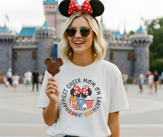 Happiest Cheer Mom on Earth 2026, Summit inspired tee