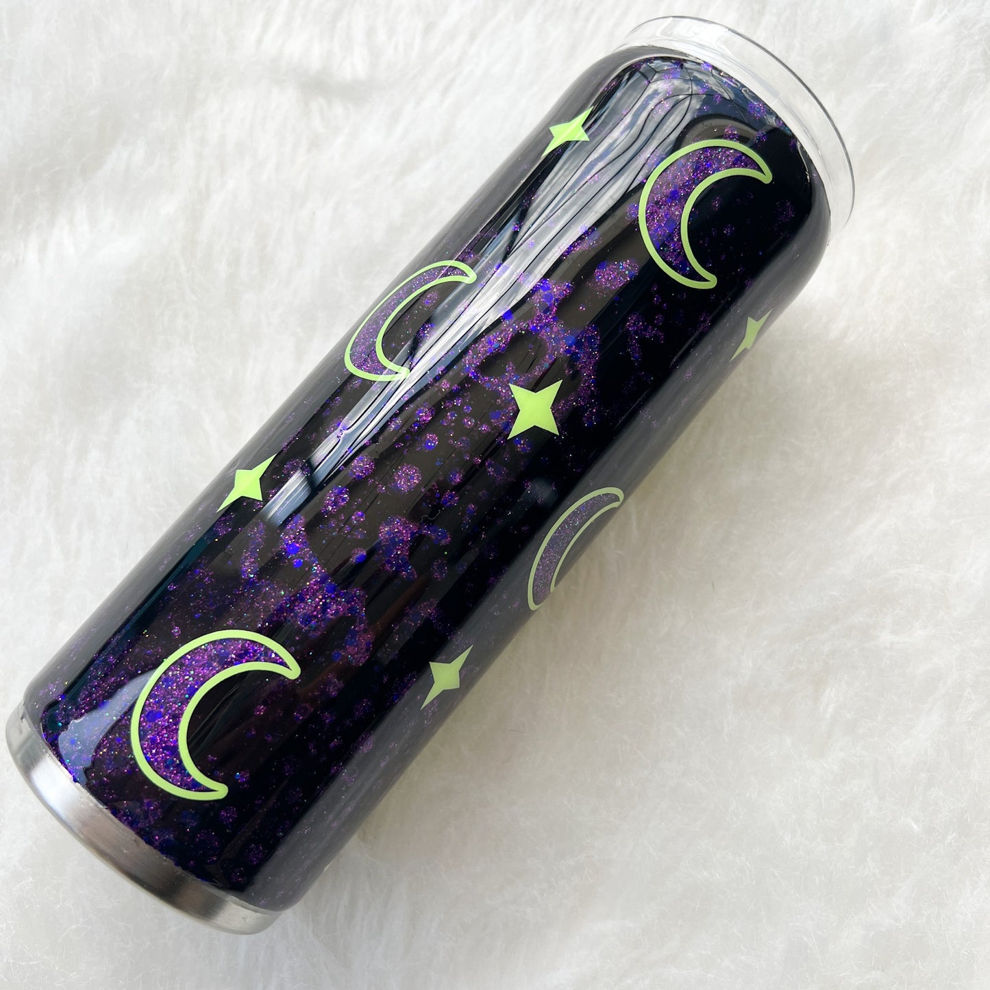 Witchy Woman Epoxy Tumbler, 20oz GLOW IN THE DARK!