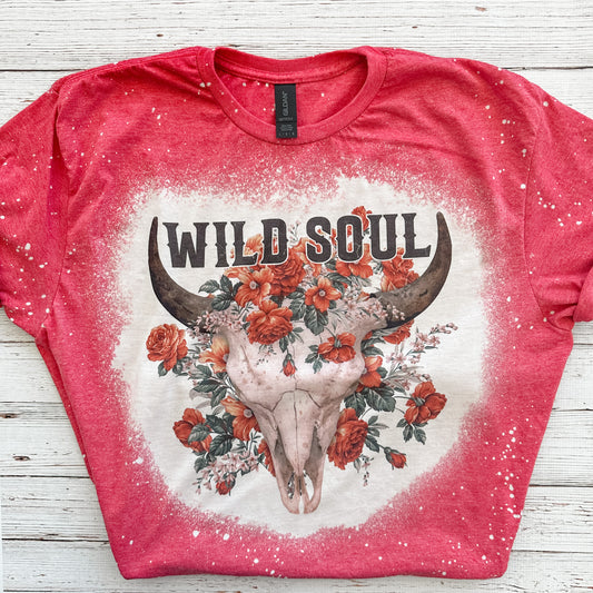 Wild Soul Bleached Tee