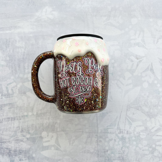 North Pole Hot Cocoa mug, 10oz