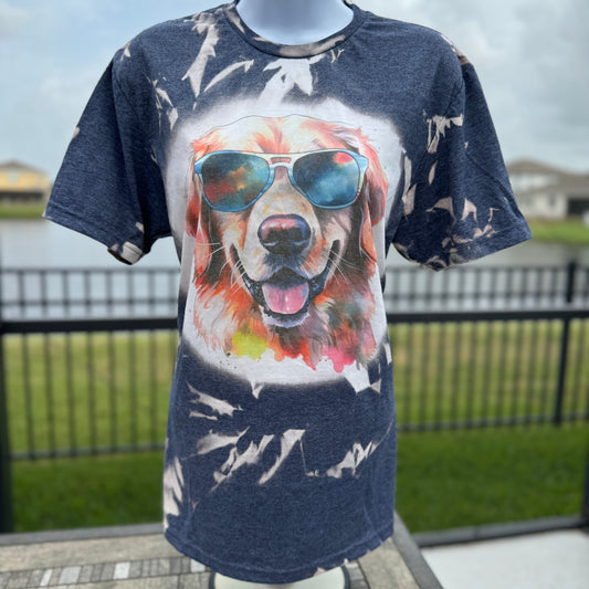 Golden Retriever Bleached Tee