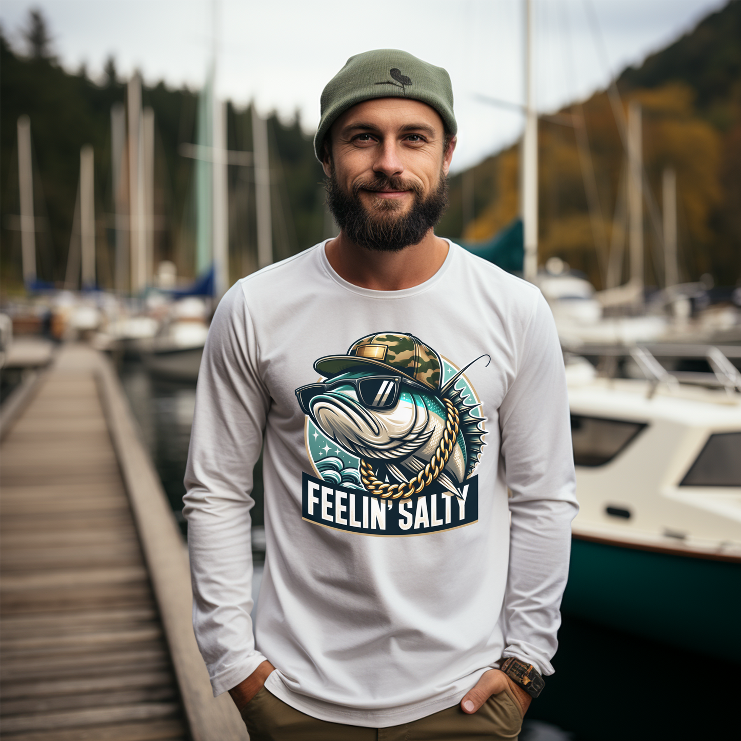 Feelin' Salty Long Sleeve Performance Shirt