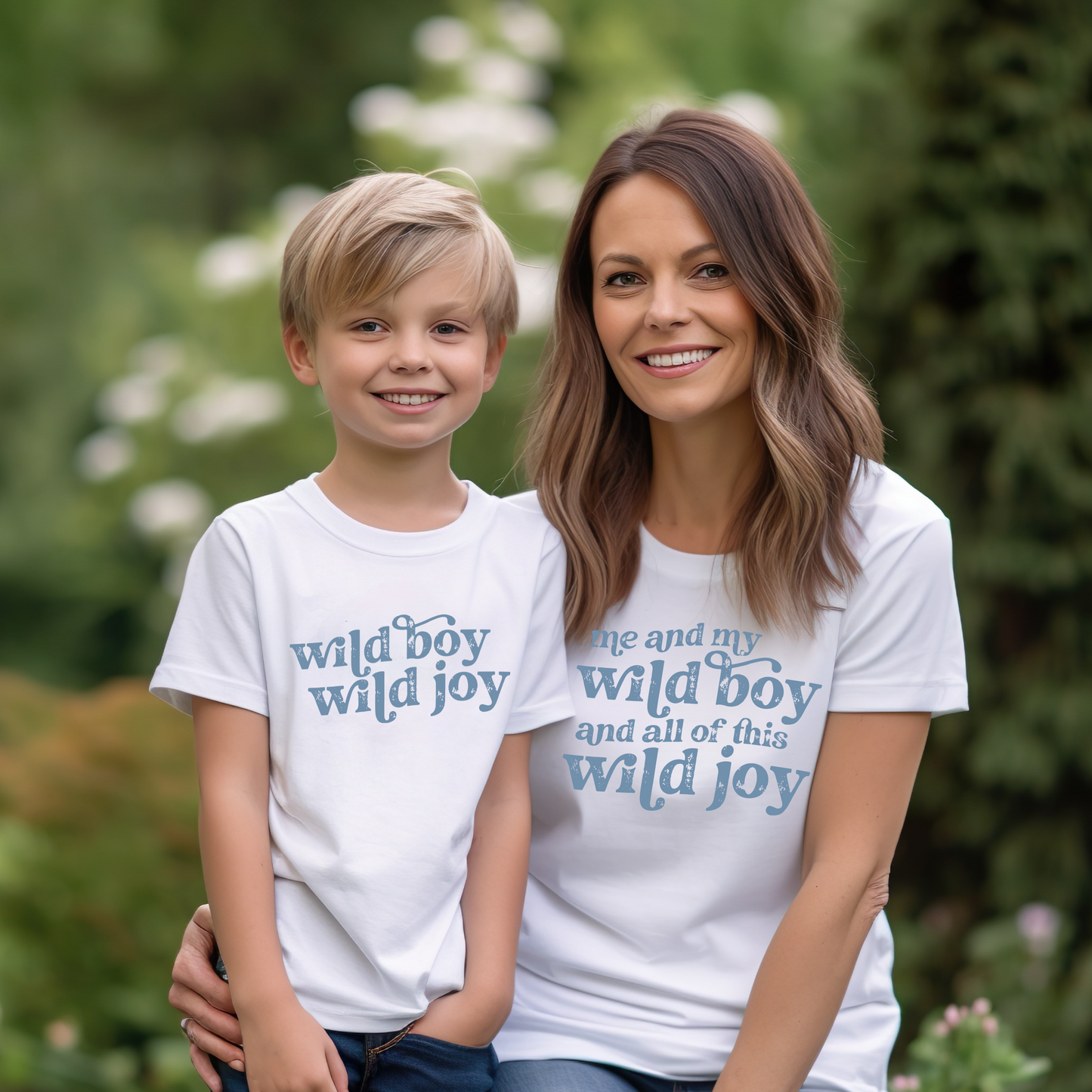 Me & My Wild Boy, Wild Joy tee, (MOM)